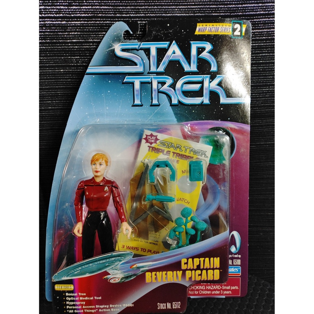 1997 Playmates Star Trek Captain Beverly Picard Cardassian Soldier Action Figure - Picture 1 of 6